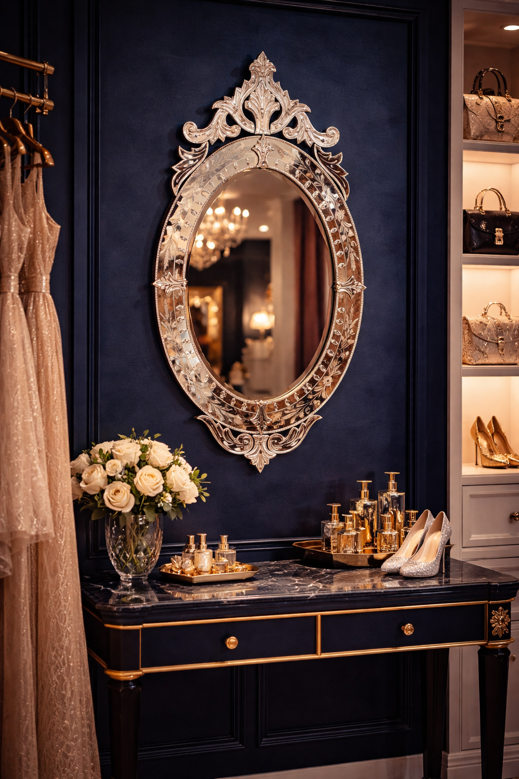 Royal Crest Round Mirror thumbnail